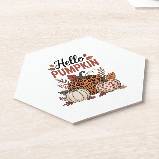 Hallo Pumpkin Herbst Herbst Untersetzer (angewinkelt)