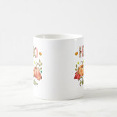 Hallo Pumpkin Herbst Herbstsaison Liebhaber Verwandlungstasse (Mittel)