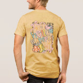 Hallo Pumpkin Herbstsaison Tri-Blend Shirt (Rückseite)