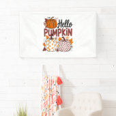 Hallo Pumpkin Png, Fall Vibes Banner (Insitu)