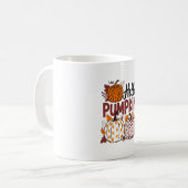 Hallo Pumpkin Png, Fall Vibes Kaffeetasse (Vorderseite Links)