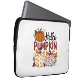 Hallo Pumpkin Png, Fall Vibes Laptopschutzhülle (Vorne Rechts)