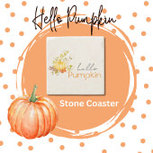 Hallo Pumpkin Steinuntersetzer