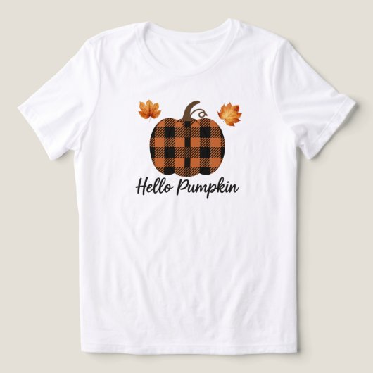 Hallo Pumpkin Tri-Blend Shirt (Design Vorderseite)