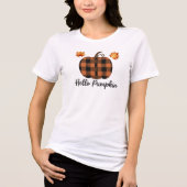 Hallo Pumpkin Tri-Blend Shirt (Vorderseite)