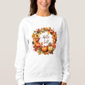Hallo Pumpkins , Herbstwoche Sweatshirt (Vorderseite)