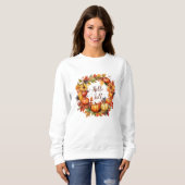 Hallo Pumpkins , Herbstwoche Sweatshirt (Vorne ganz)