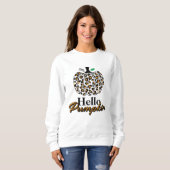 Hallo Pumpkins , Herbstwoche Sweatshirt (Vorne ganz)