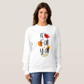 Hallo Pumpkins , Herbstwoche Sweatshirt (Vorne ganz)