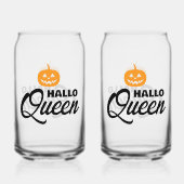 Hallo-Queen-Glas - Sammlung Halloween Chic Dosenglas (Vorderseite)