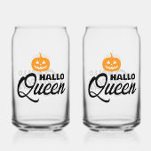 Hallo-Queen-Glas - Sammlung Halloween Chic Dosenglas (Rückseite)