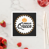 Hallo Queen Halloween Party  Serviette (Beispiel)
