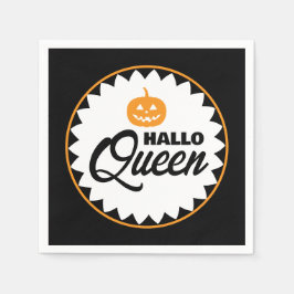 Hallo Queen Halloween Party  Serviette