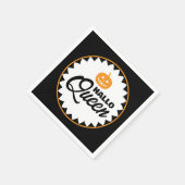 Hallo Queen Halloween Party  Serviette (Ecke)