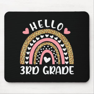 Hallo Rainbow Lehrer der dritten Klasse Kinder zur Mousepad