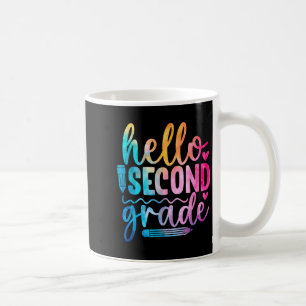 Hallo Rainbow Pencil Mädchen der zweiten Klasse Kaffeetasse