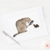 Hallo? Rechteckiger Aufkleber (Umschlag)