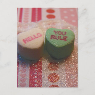 Hallo, Regel Postkarte