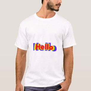 Hallo Regenbogen! T-Shirt