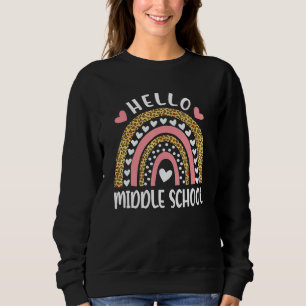 Hallo Regenbogenlehrer der Mittelschule zurück zur Sweatshirt