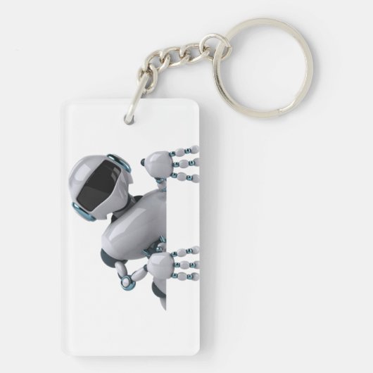 Hallo! Roboter. Schlüsselanhänger (Rückseite)