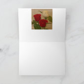 Hallo Rose Gruß Karte (Innenseite)