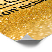 Hallo ! Sag Hallo auf Japanisch. Kon'nichiwa. Poster (Ecke)