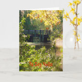 Hallo sagen karte (Gelbe Blume)