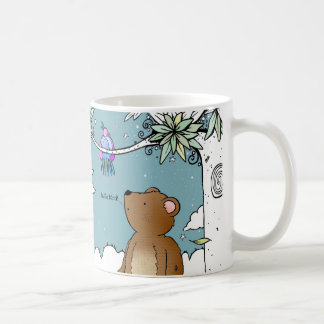 Hallo sagte Vogel Herrn Bear - Tasse