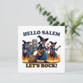 Hallo Salem Massachusetts Hexenrockband (Stehend Vorderseite)