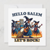 Hallo Salem Massachusetts Hexenrockband (Vorderseite)