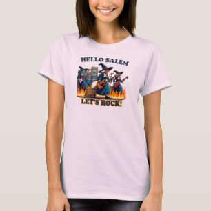 Hallo Salem Massachusetts Hexenrockband T-Shirt