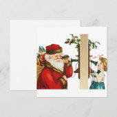 Hallo Santa Feiertagskarte (Vorne/Hinten)