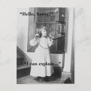 Hallo, Santa? - Postkarte