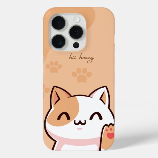 Hallo Schatz süße Handytasche Case-Mate iPhone Hülle (Rückseite)