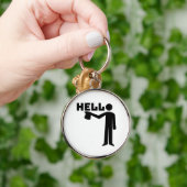 Hallo Schlüsselanhänger (Hand)