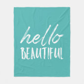 Hallo schön fleecedecke (Vorderseite)