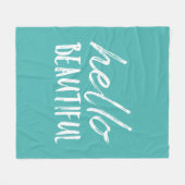 Hallo schön fleecedecke (Vorderseite (Horizontal))