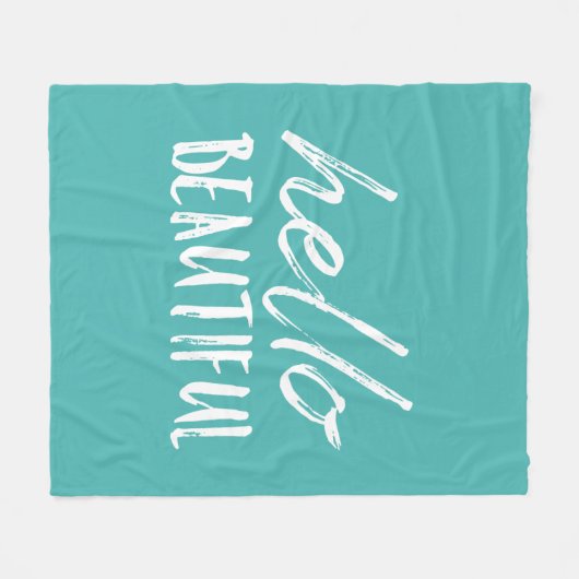 Hallo schön fleecedecke (Vorderseite (Horizontal))