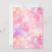 Hallo Schön Galentine's Day Glitter Rosa Einladung (Rückseite)