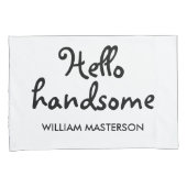 Hallo schön, hallo gut. kissenbezug (Vorderseite-Rechts)