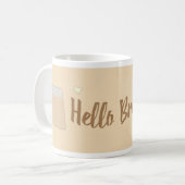 Hallo, schön! kaffeetasse (Vorderseite Links)