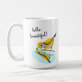 Hallo Schöne Goldfinch Reflection Kaffeemaschine T Kaffeetasse