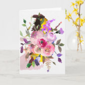 Hallo, schöne Grußkarte Karte (Gelbe Blume)