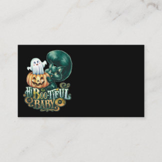 Hallo Schöne-Halloween-Katze-Baby Visitenkarte