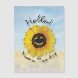 Hallo ! Schöne Tage Magnetkarte