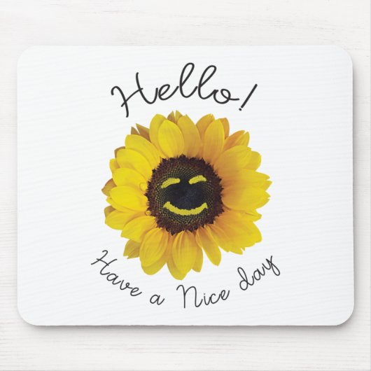 Hallo ! Schöne Tage Mousepad (Vorne)