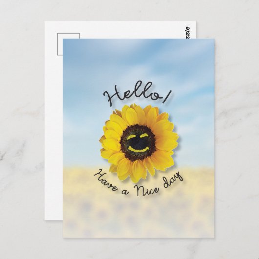 Hallo ! Schöne Tage Postkarte (Vorne/Hinten)