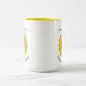 Hallo ! Schöne Tage Zweifarbige Tasse (Mittel)