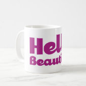 Hallo schöne Tasse (Vorderseite Links)
